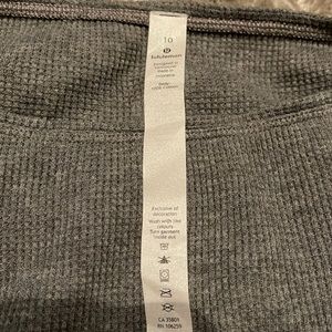 Lululemon waffle long sleeve shirt